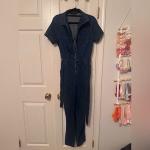 Haute Monde Blue Denim Overalls